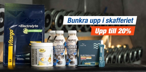 Kosttillskott & livsmedel - upp till 20%